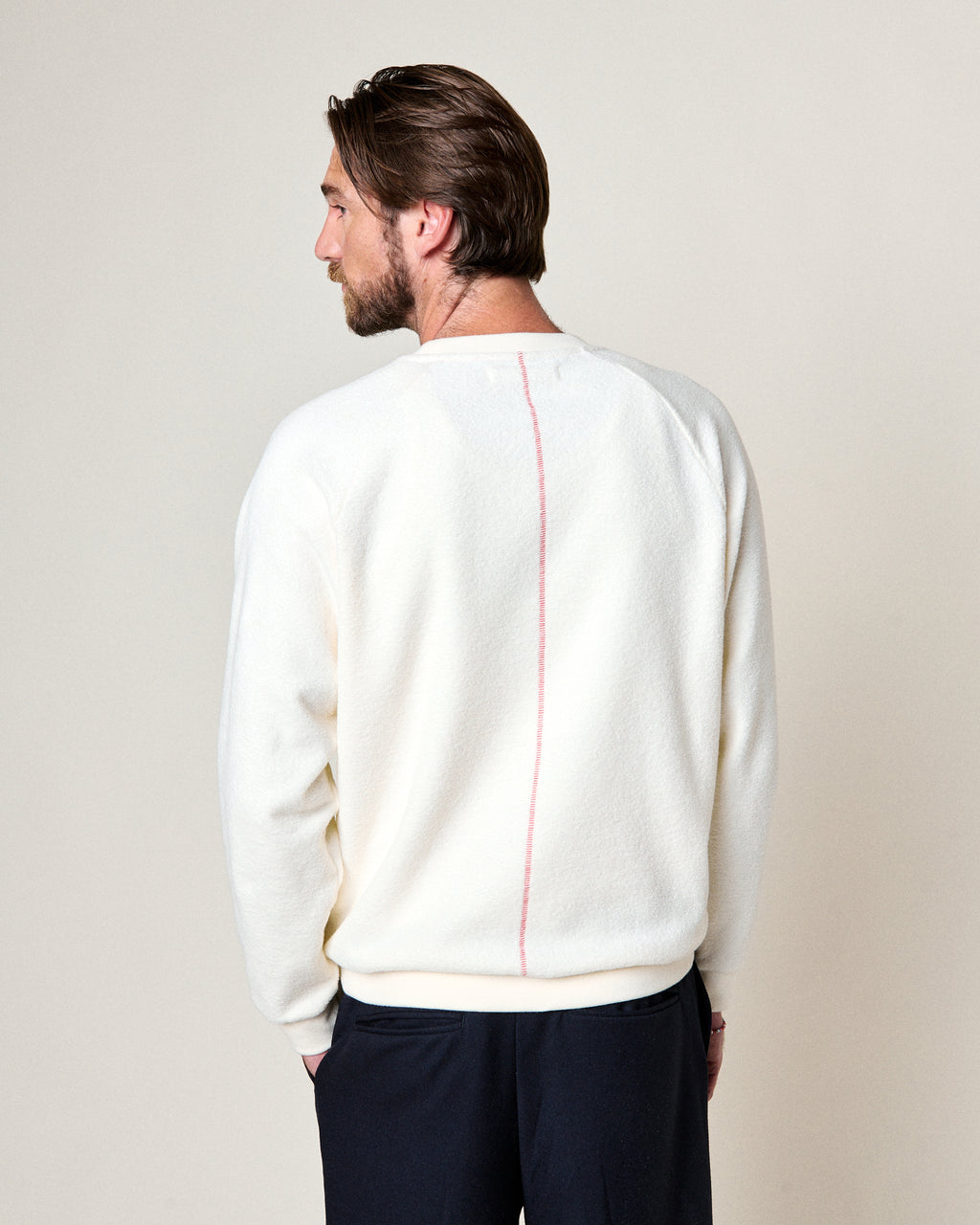 AQUAE ECRU SWEATSHIRT