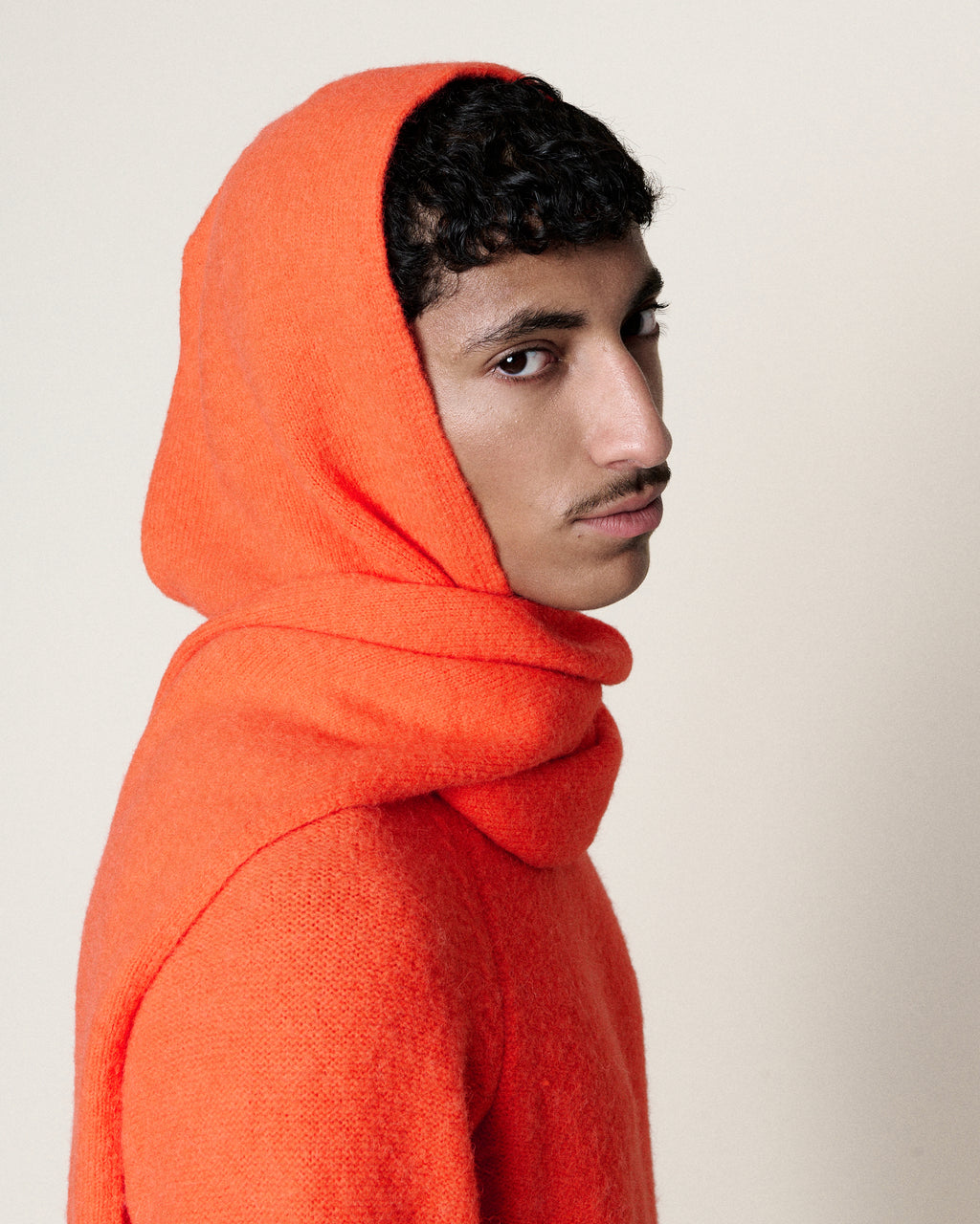 BABY HOOD BRIGHT ORANGE