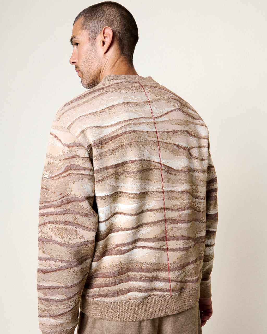 SWEATSHIRT PAC TIME LAYERS MULTI-BROWN
