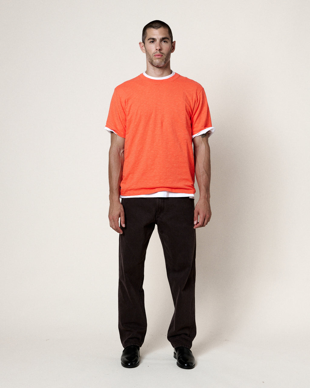 T-SHIRT ROBERT BRIGHT ORANGE