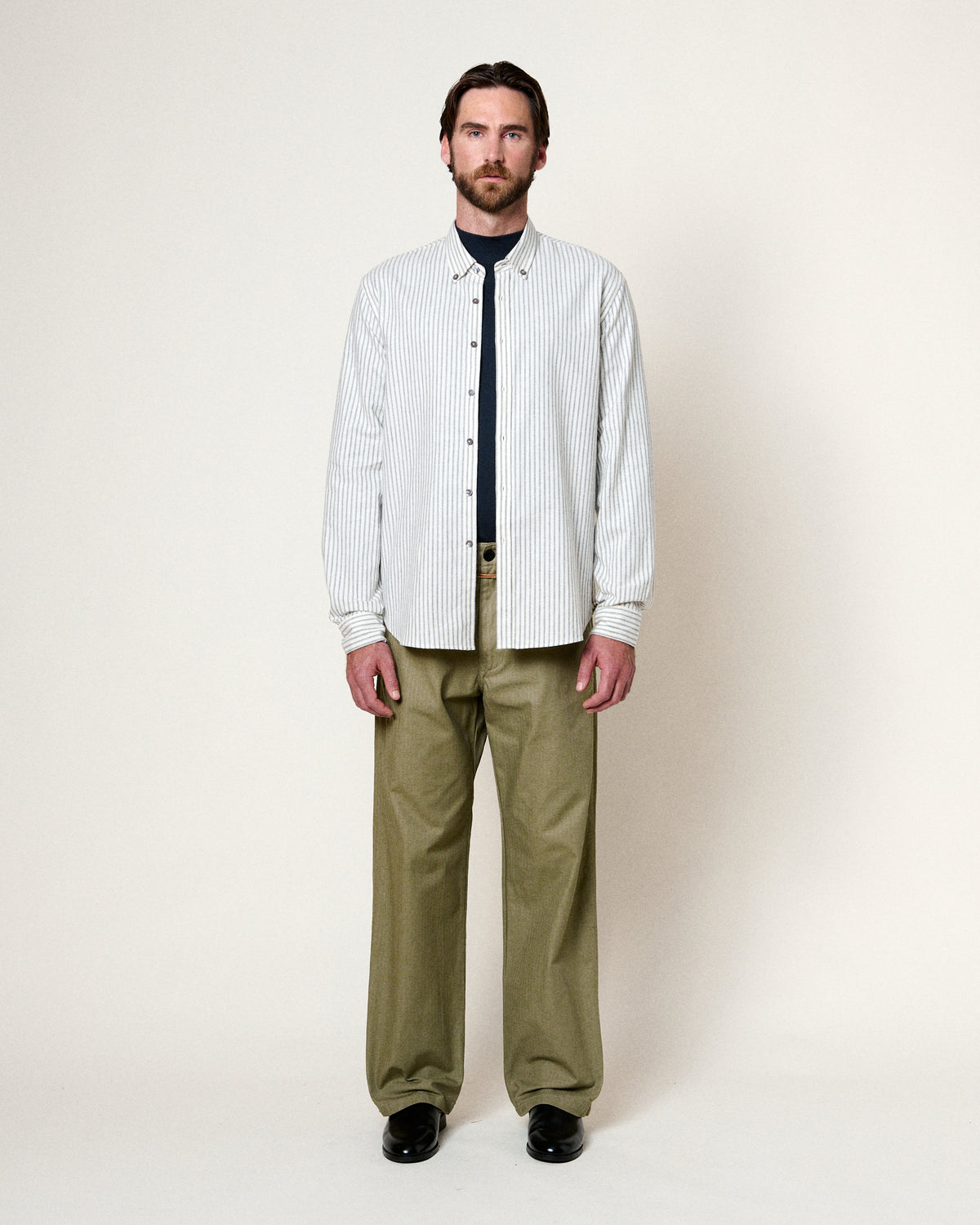 CHEMISE TOKYO SAPPORO BLUE STRIPES