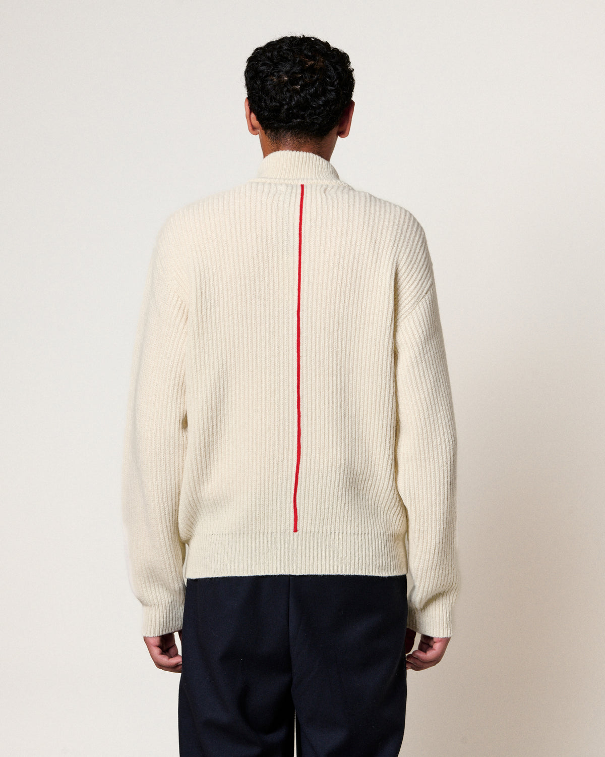 EWAN SHETLAND CREAM SWEATER