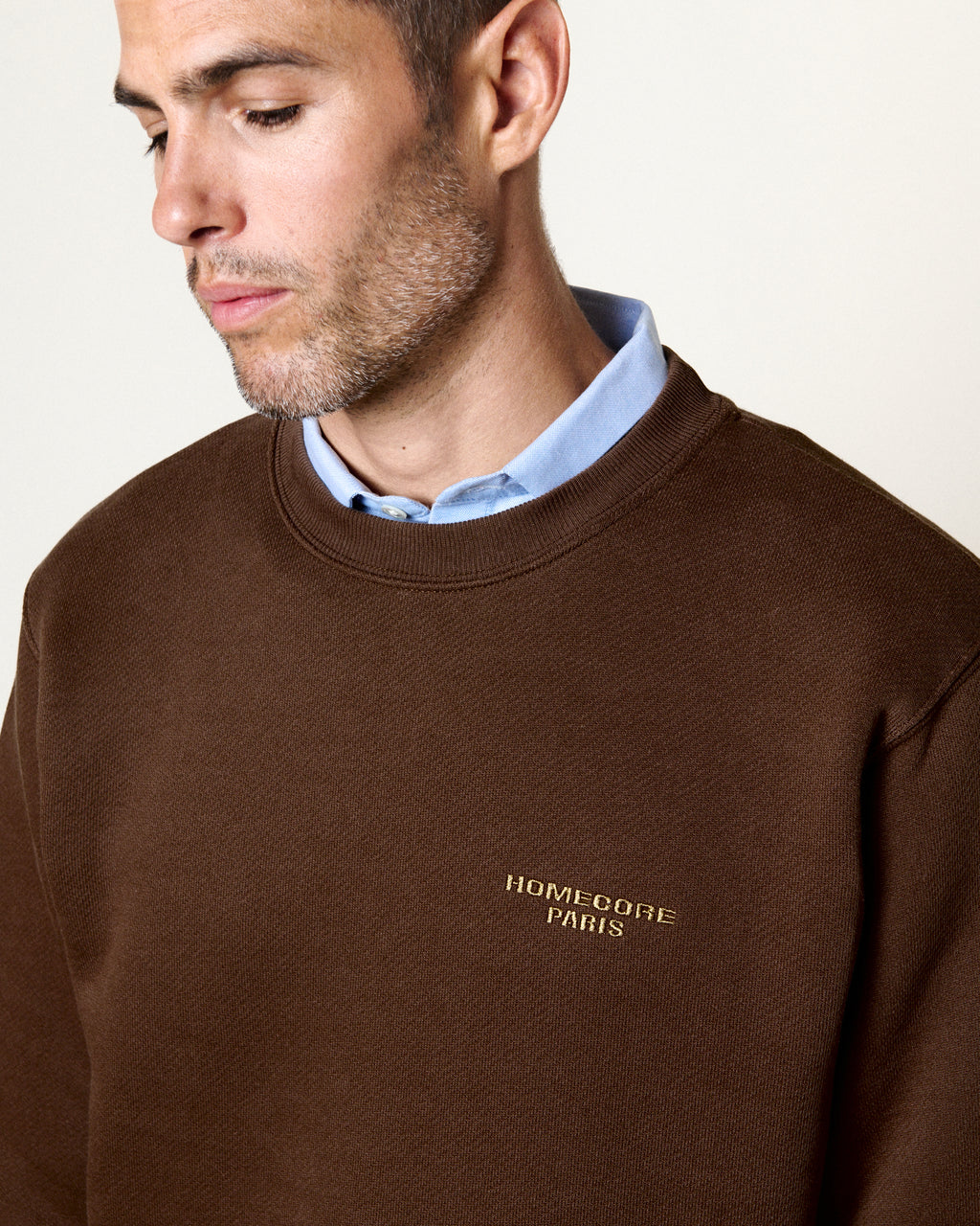 SWEATSHIRT MKO LOGO COCOA