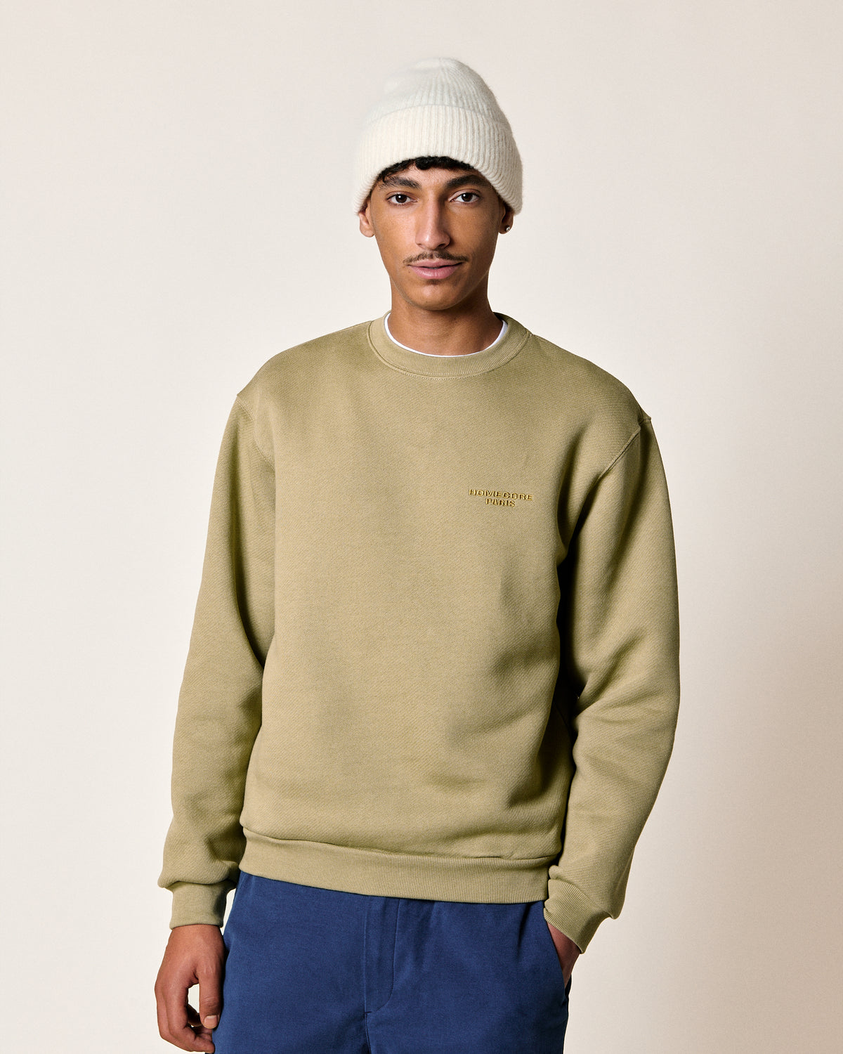 SWEATSHIRT MKO LOGO AGAVE