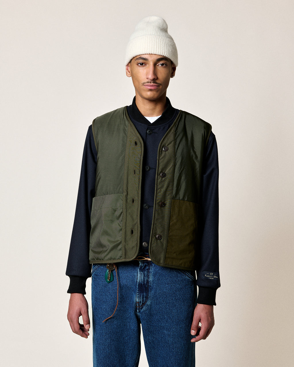 VESTE SANS MANCHES TROY KHAKI