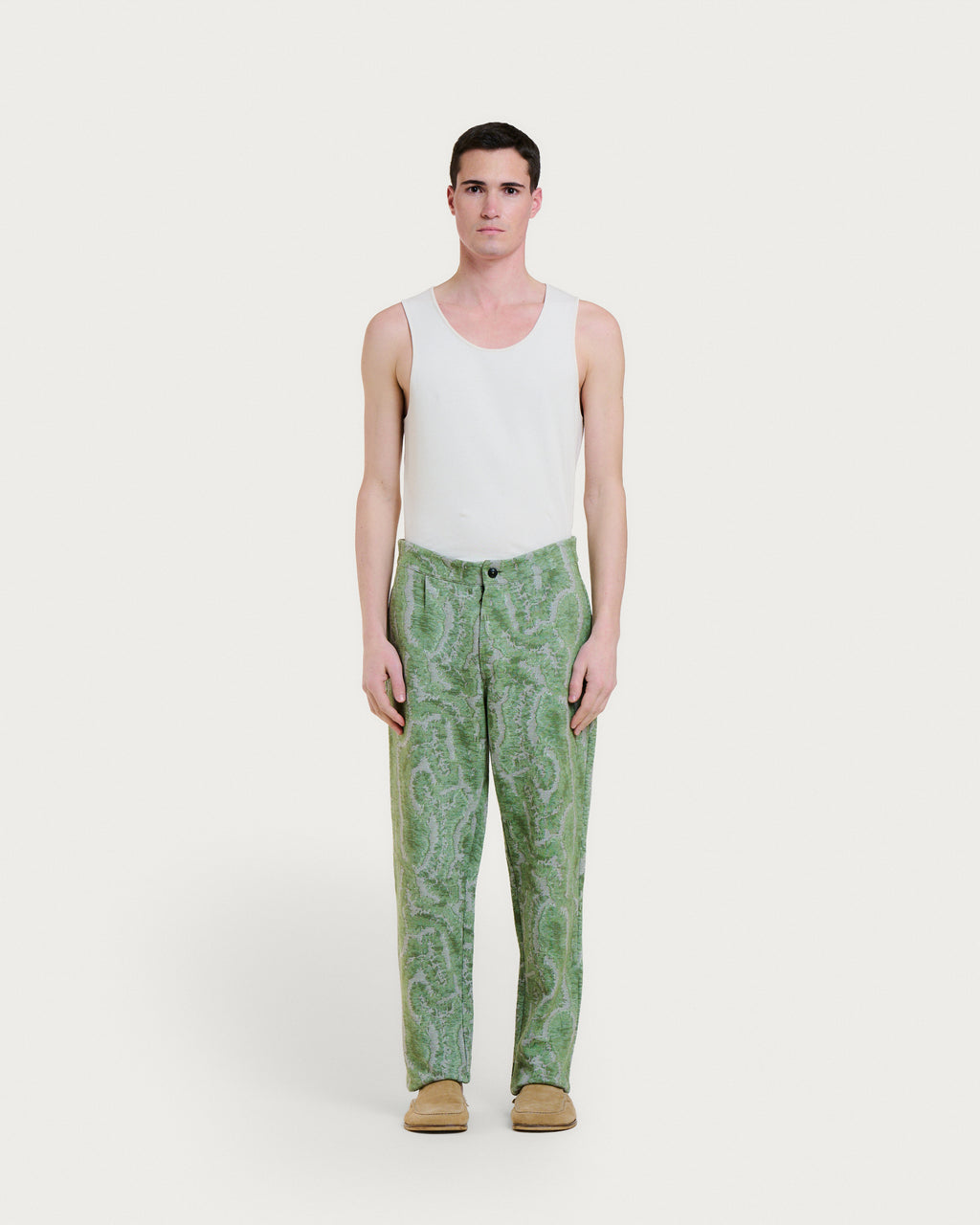 AITO CORAL GREEN MULTI PANT