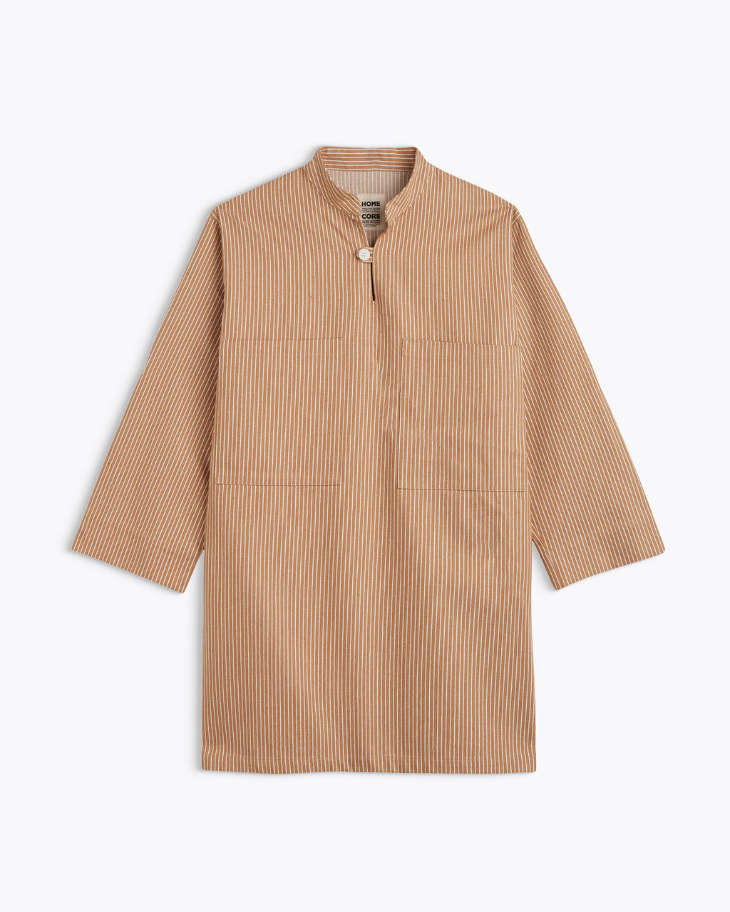 AKARI STRIPES DRESS CINNAMON