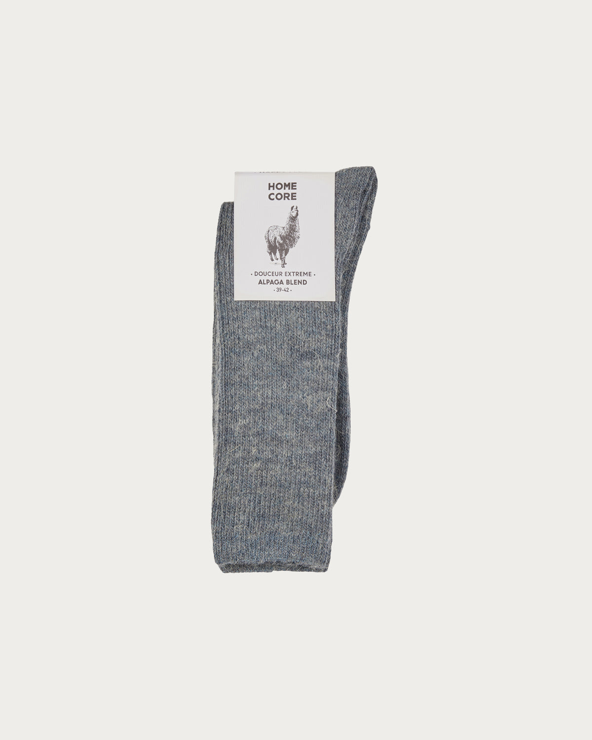 CHAUSSETTES ALPACA DENIM BLUE