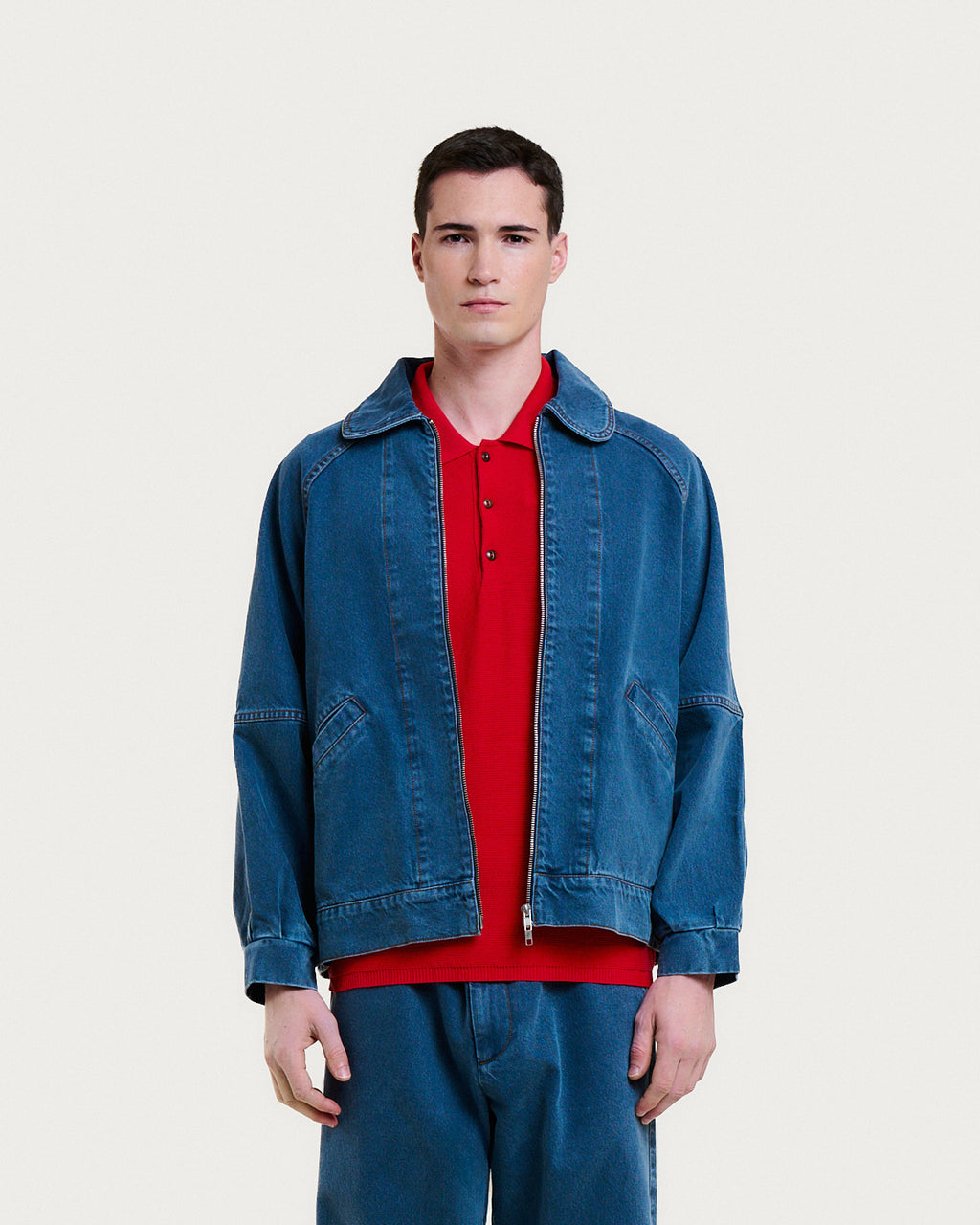 VESTE ANTWAN DENIM GREY-BLUE
