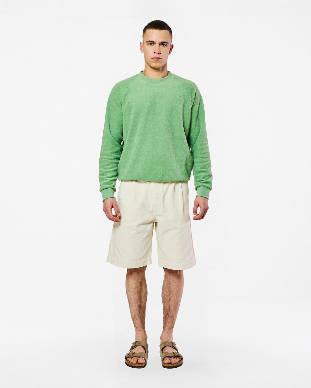 AQUAE SHAMROCK GREEN SWEATSHIRT