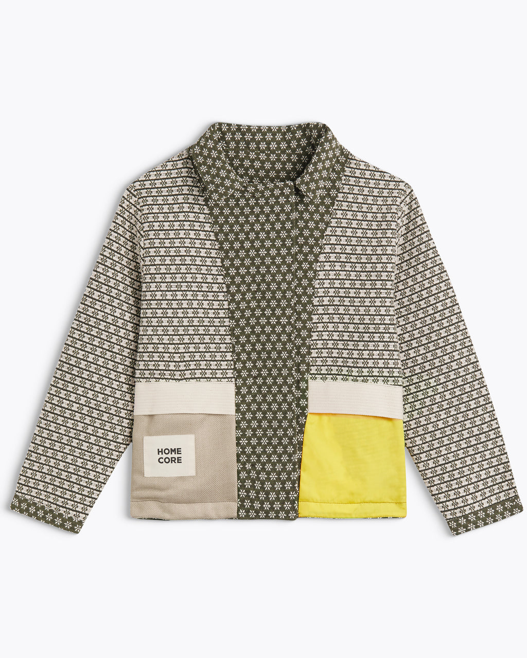 VESTE ASZA SNOW KHAKI / WHITE