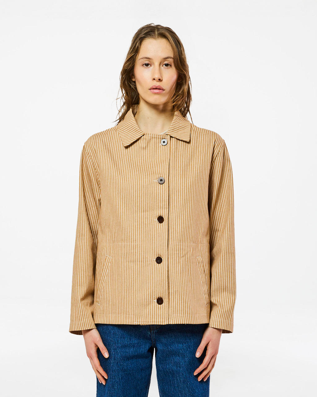 VESTE ASZA STRIPES CANELLE