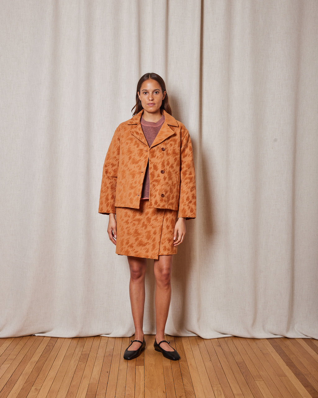 ASZA WILD SPICY BROWN JACKET