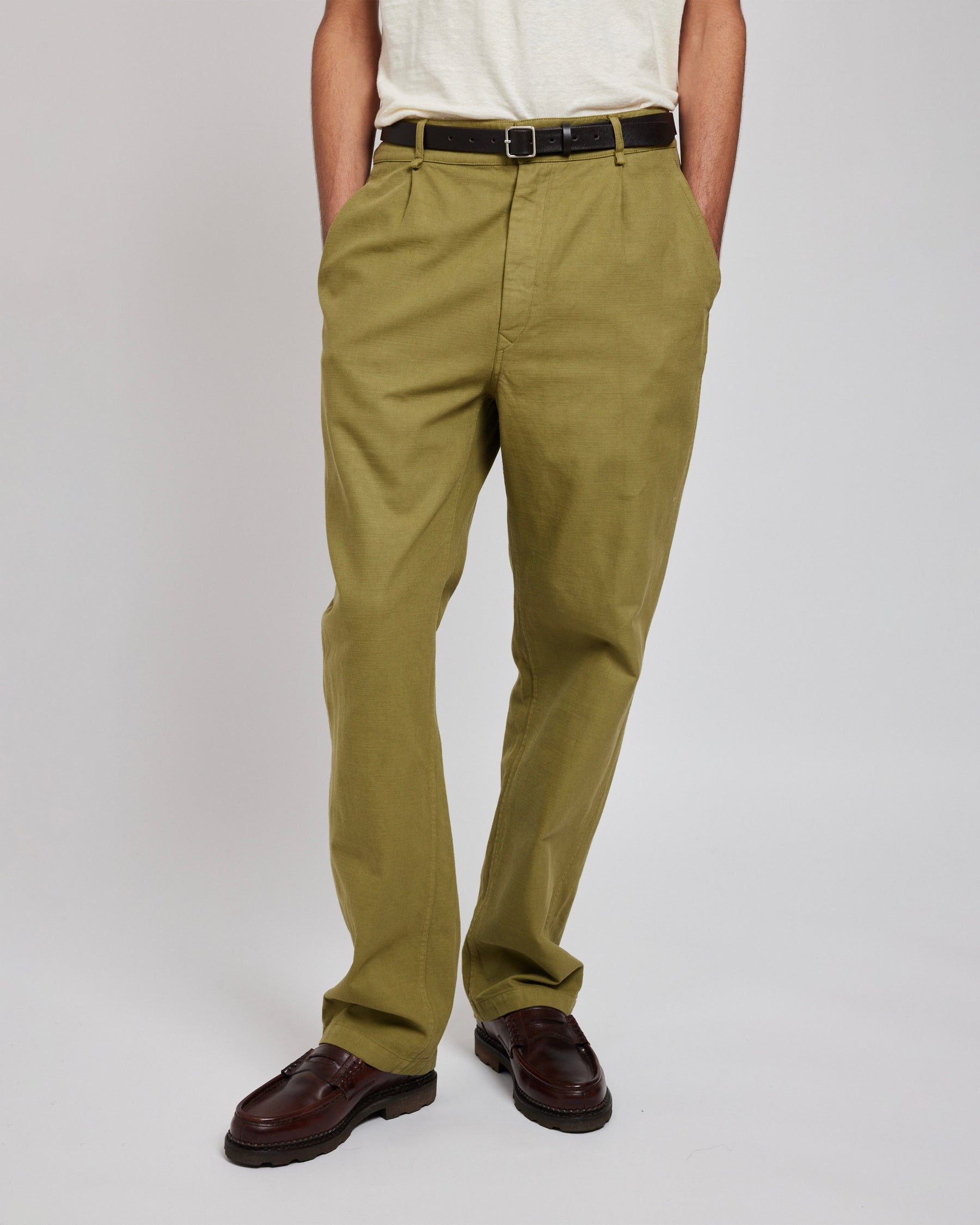 ARDI DRILL PANT BURNT OLIVE