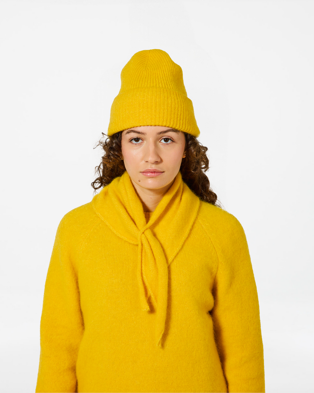 BABY BANDANA BRIGHT YELLOW