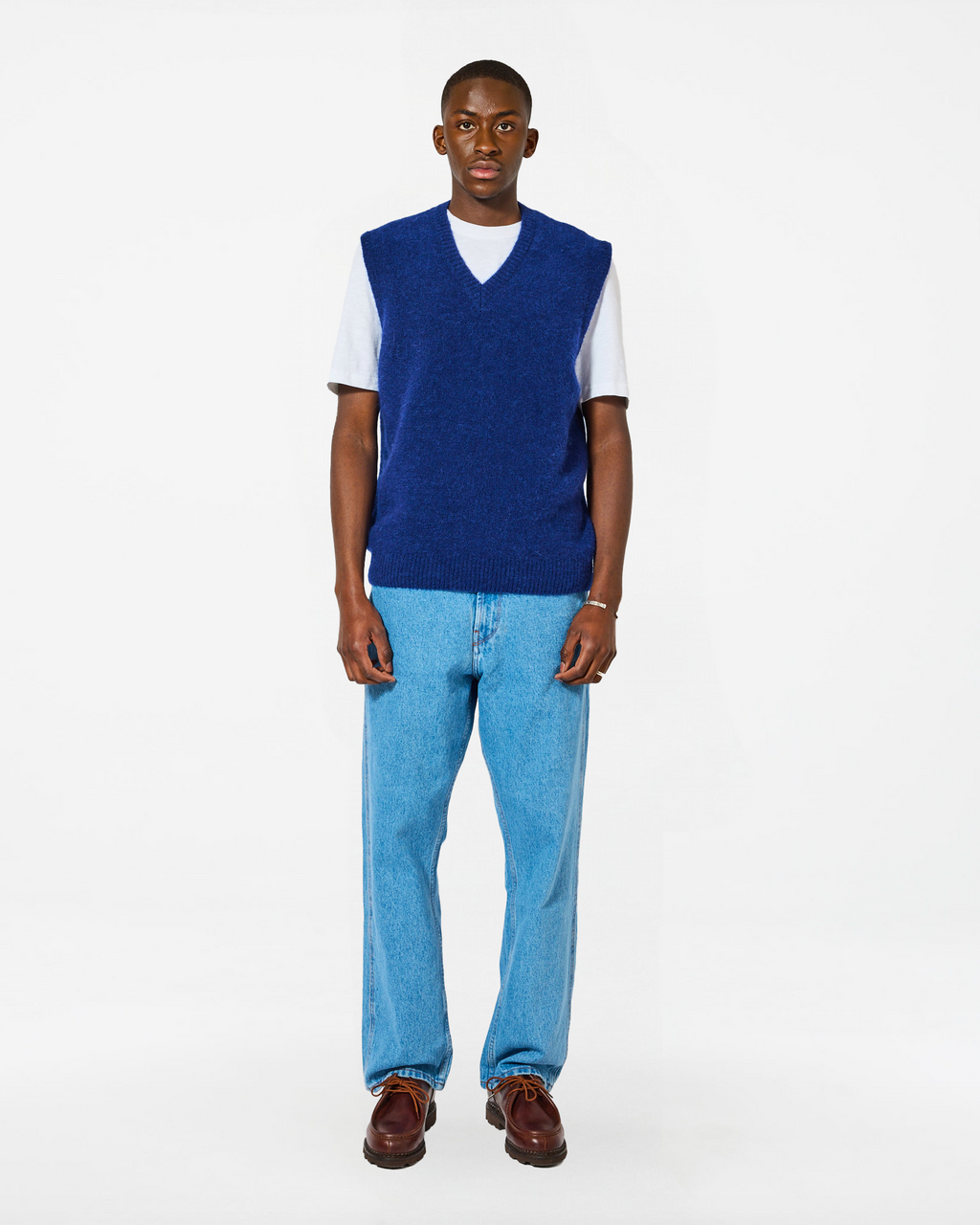 BABY FIRAS DARK BLUE SWEATER