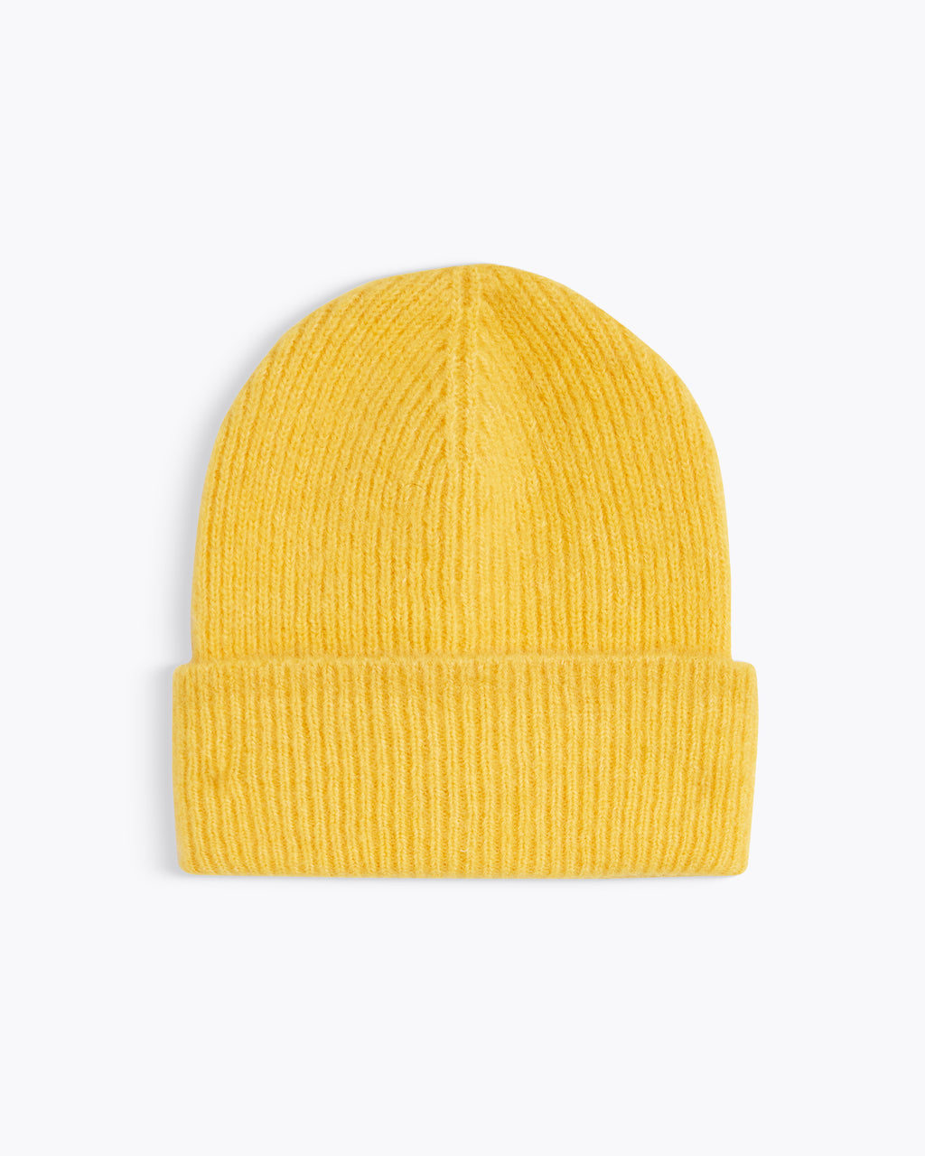 BRIGHT YELLOW BABY HAT