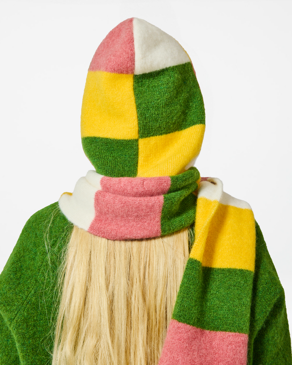 BABY HOOD MULTI-GREEN