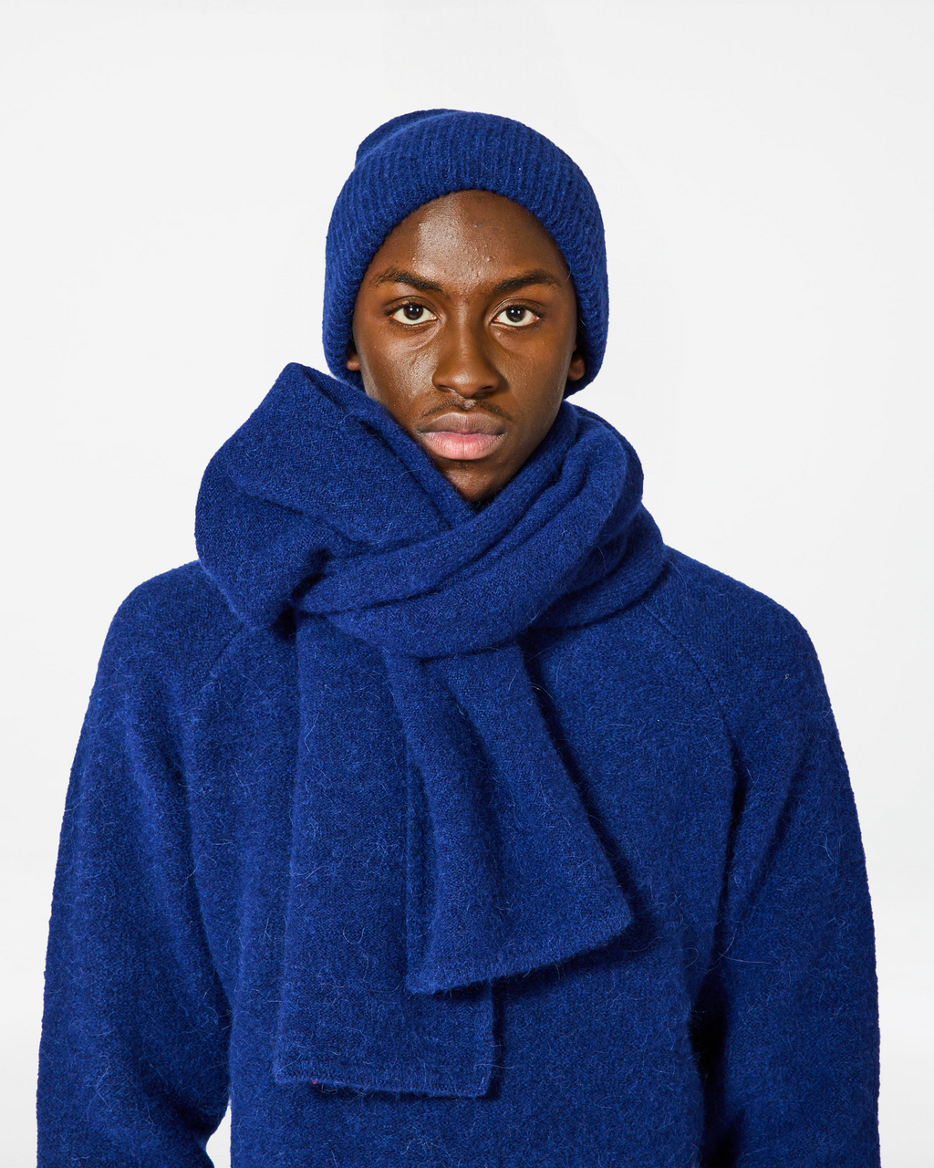 BABY SCARF DARK BLUE