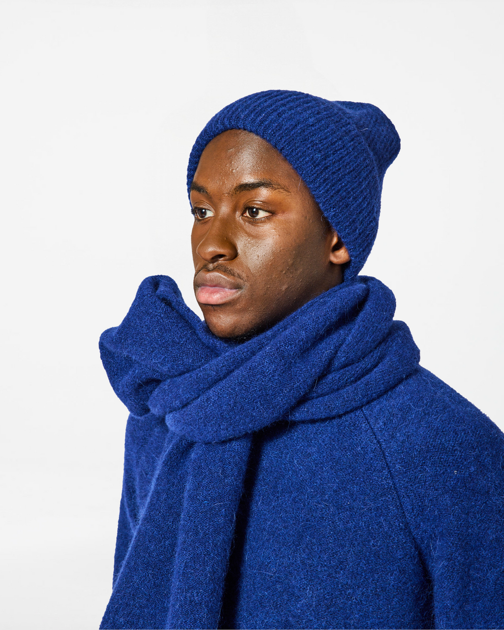 BABY SCARF DARK BLUE