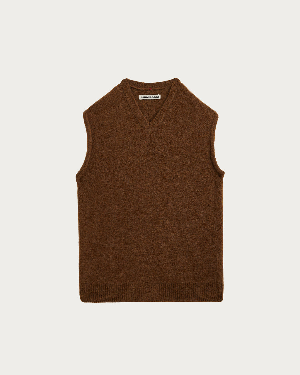 BABY FIRAS COFFEE SLEEVELESS KNIT VEST