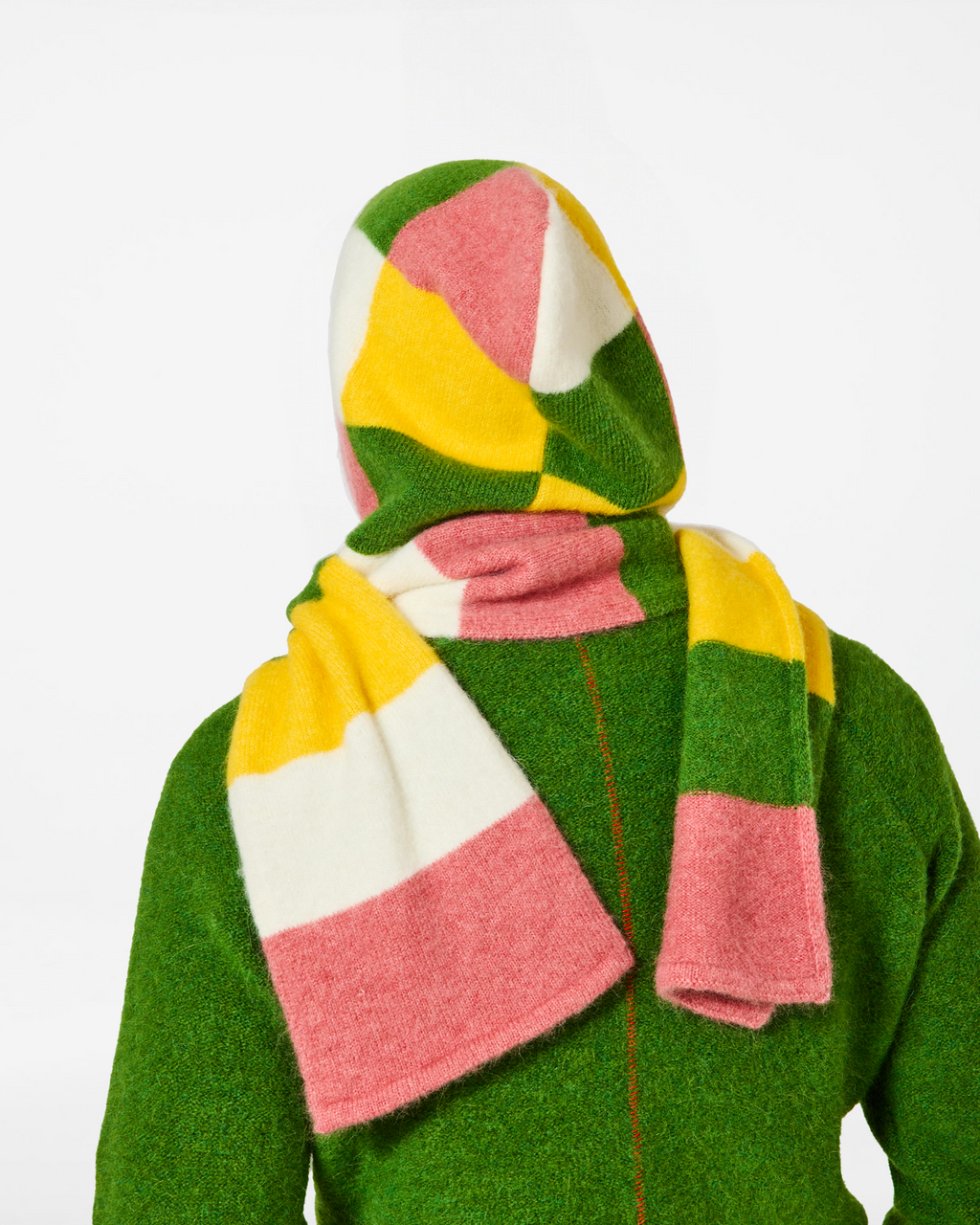 BABY HOOD MULTI-GREEN