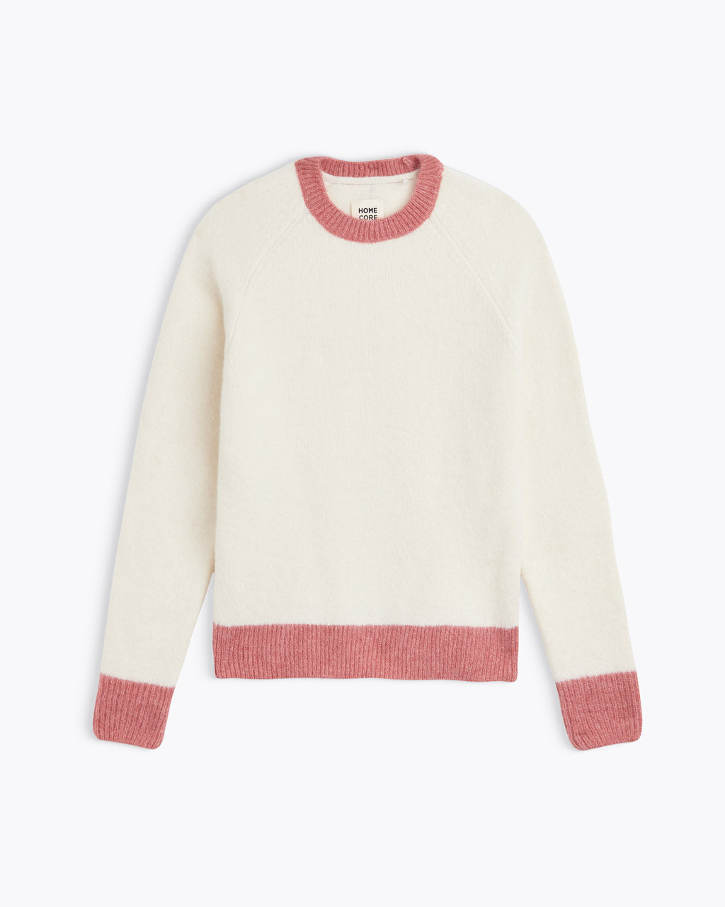 BABY LILA CREAM-PINK SWEATER
