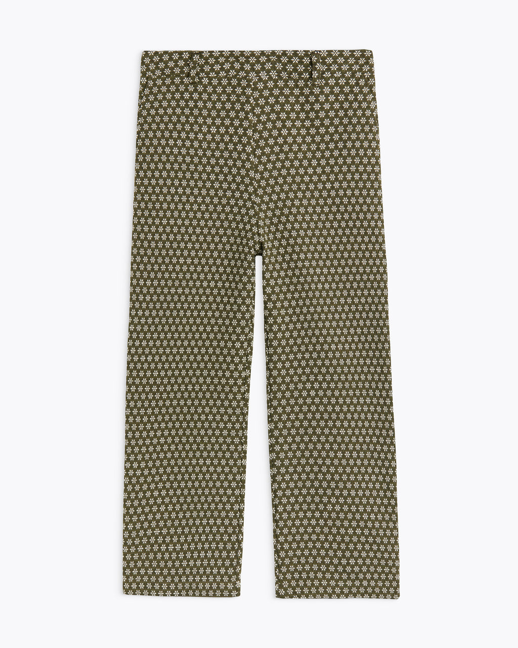 SNOW KHAKI BARREL PANTS