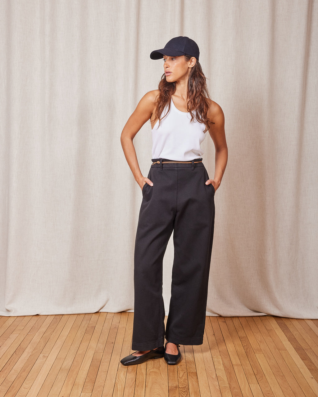 BLACK BARREL DRILL PANTS