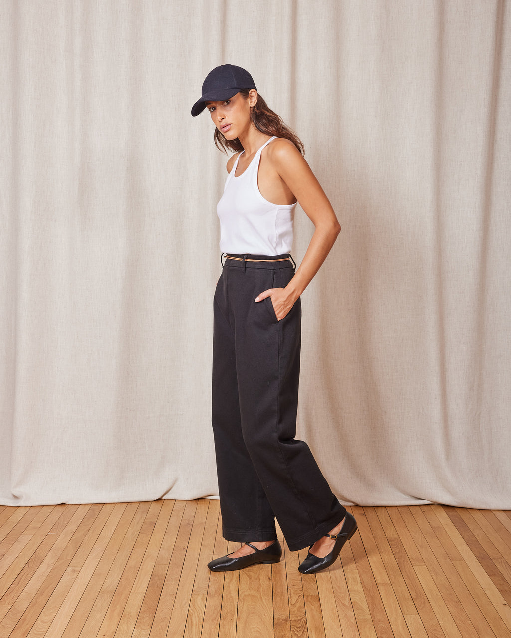 BLACK BARREL DRILL PANTS