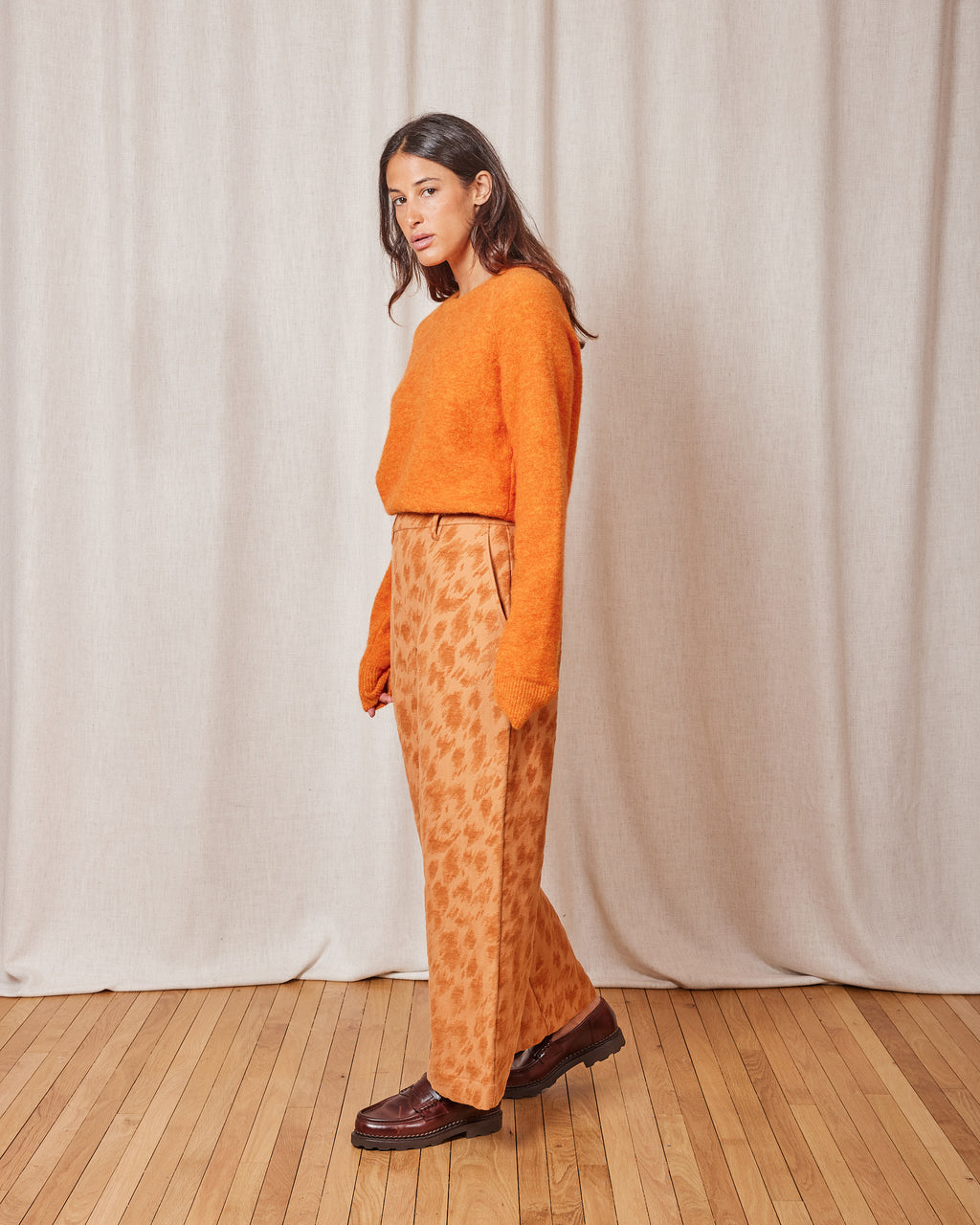 BARREL WILD SPICY BROWN TROUSERS