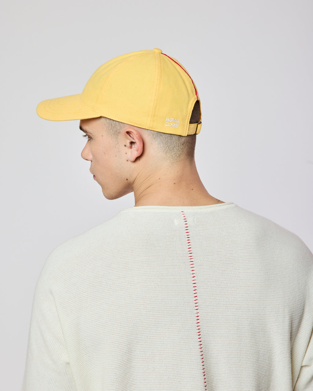 BARRY CANVAS SOFT YELLOW CAP