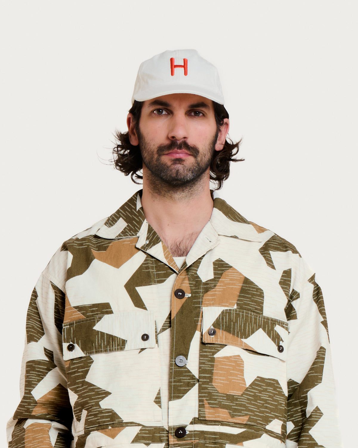 BARRY CANVAS IVORY CAP