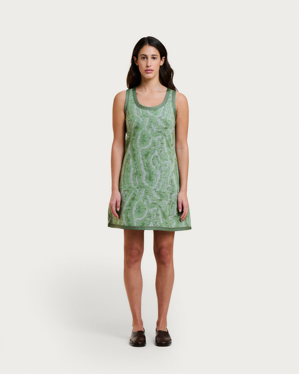 ROBE BIA CORAL GREEN MULTI