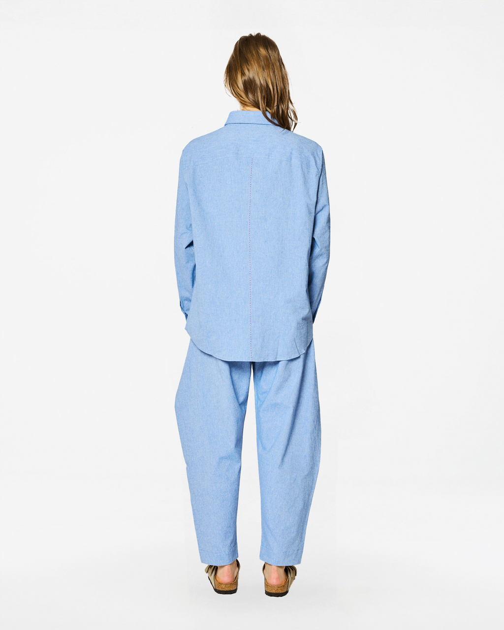 CHEMISE BOYFRIEND CHAMBRAY LIGHT BLUE