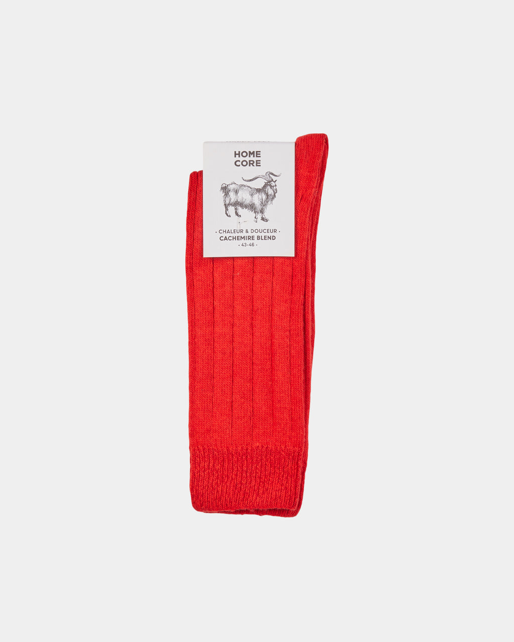 CHAUSSETTES EN CACHEMIRE FIRE RED