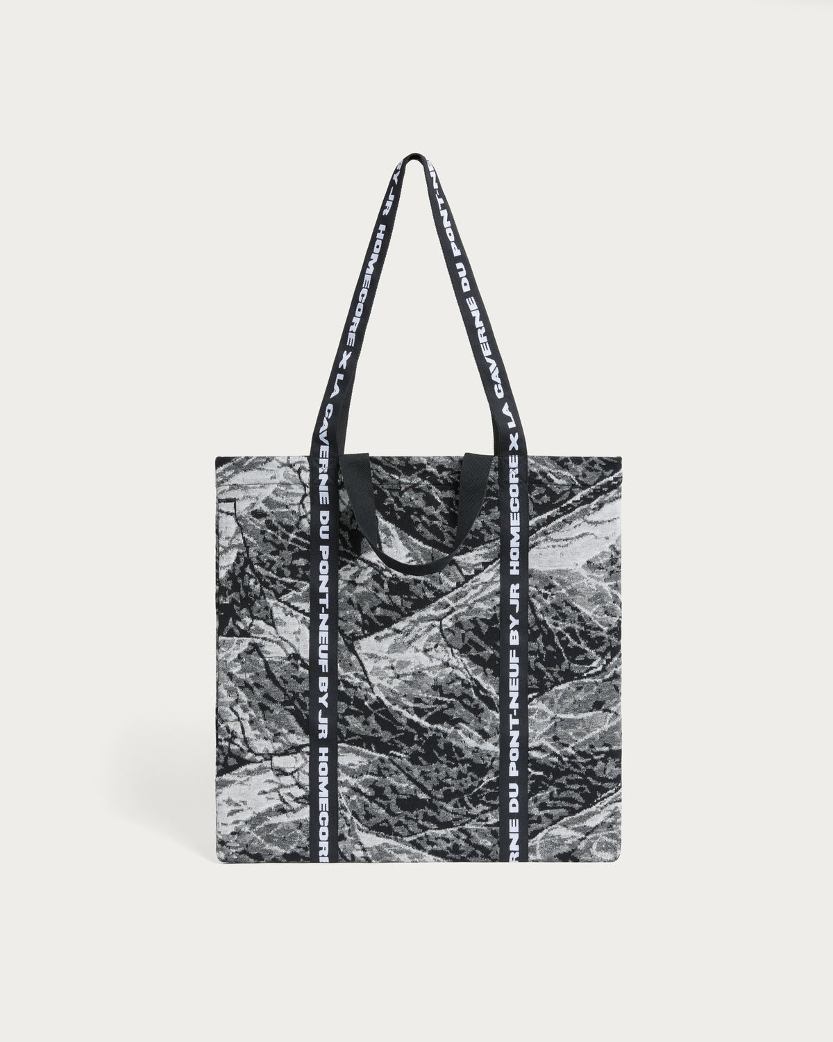 TOTE BAG CAVE MULTI-GREY