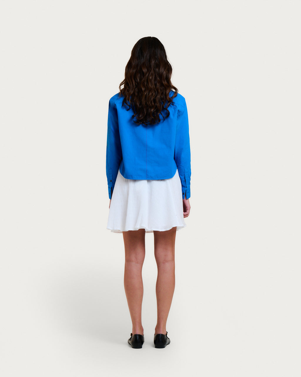 CHEMISE CELINE RIPSTOP COBALT BLUE