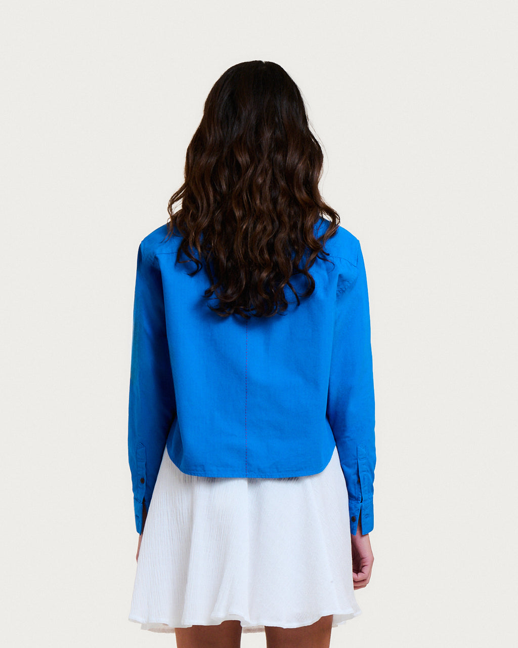 CHEMISE CELINE RIPSTOP COBALT BLUE