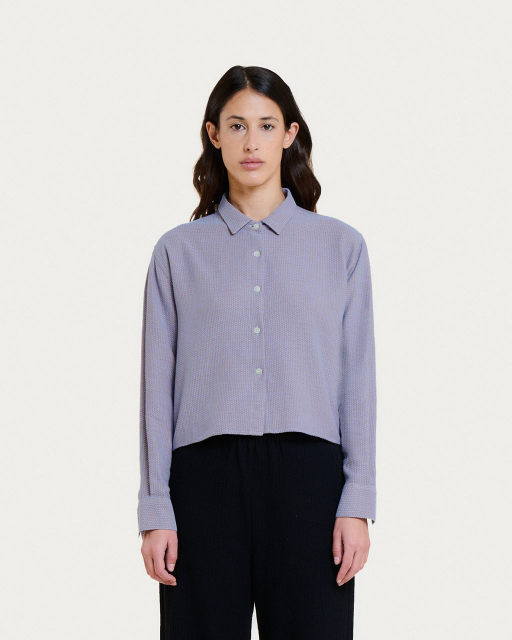 CELINE NORI BLUE/ORANGE SHIRT