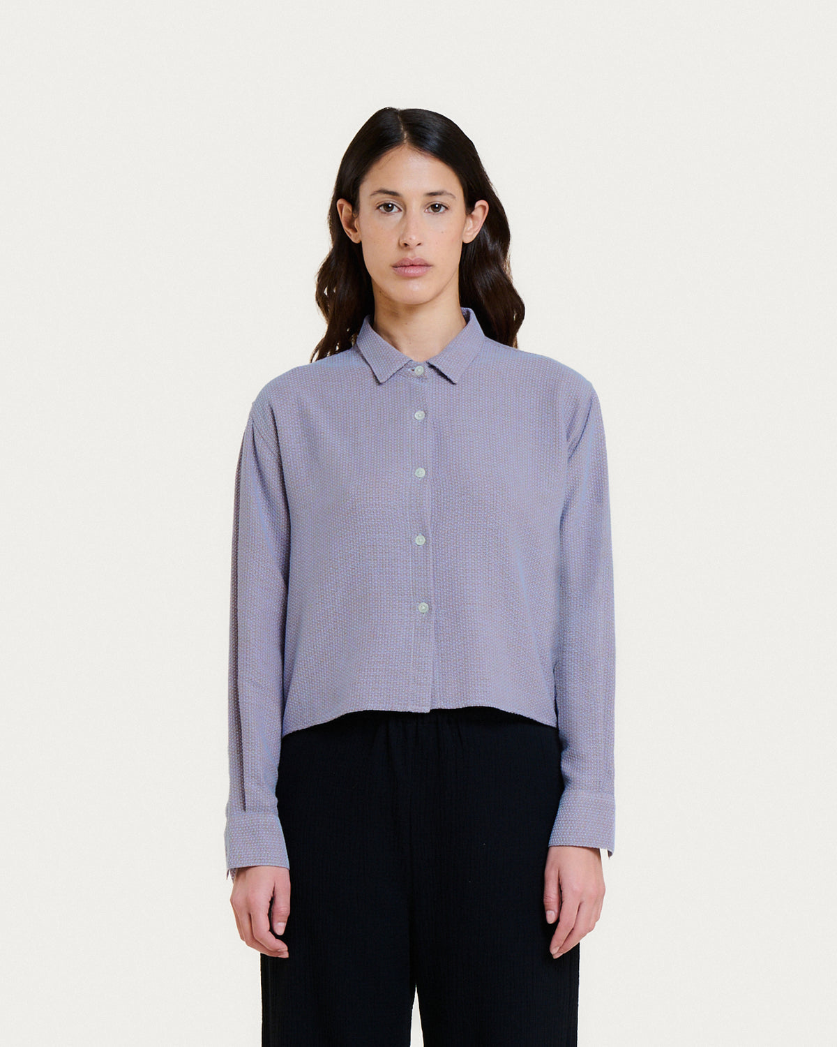 CELINE NORI BLUE/ORANGE SHIRT