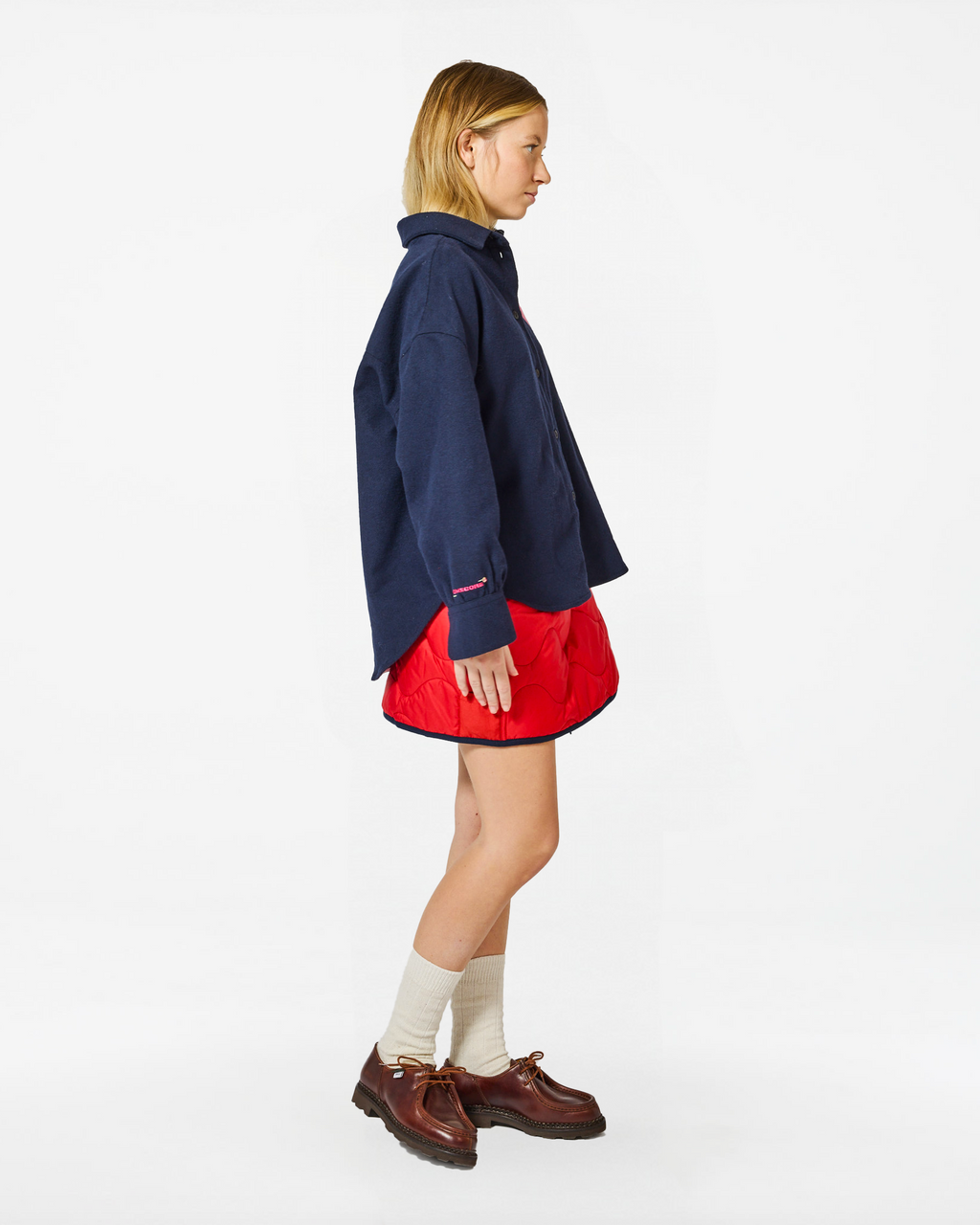 CHIARA BARROW NAVY SHIRT