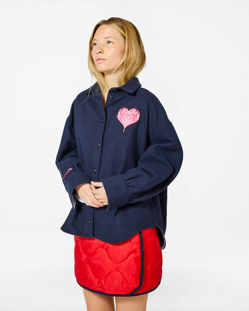 CHIARA BARROW NAVY SHIRT