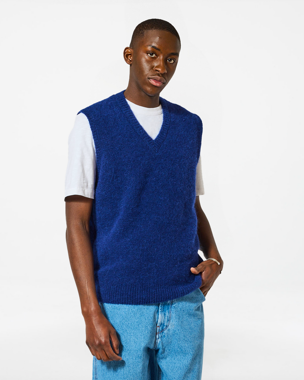 BABY FIRAS DARK BLUE SWEATER