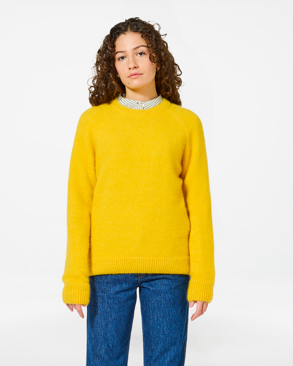 BABY LILA BRIGHT YELLOW SWEATER