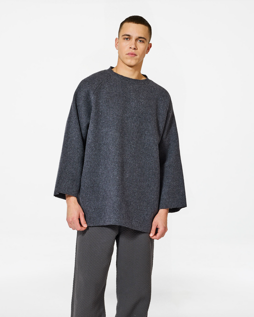 PULLOVER WOOLLY ANTHRACITE