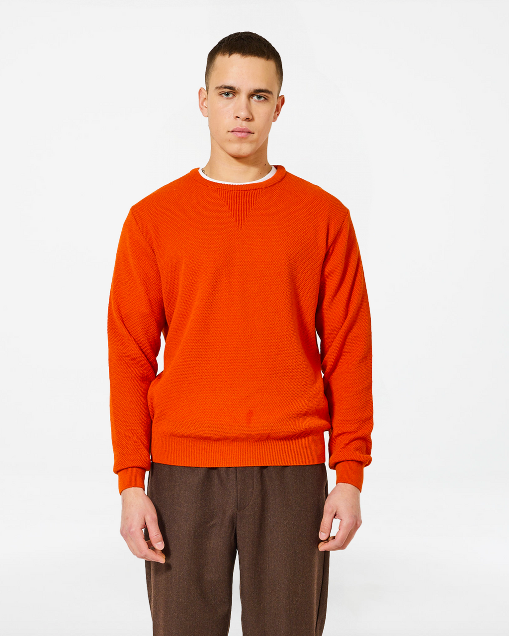 STAMFORD BIG ORANGE SWEATER