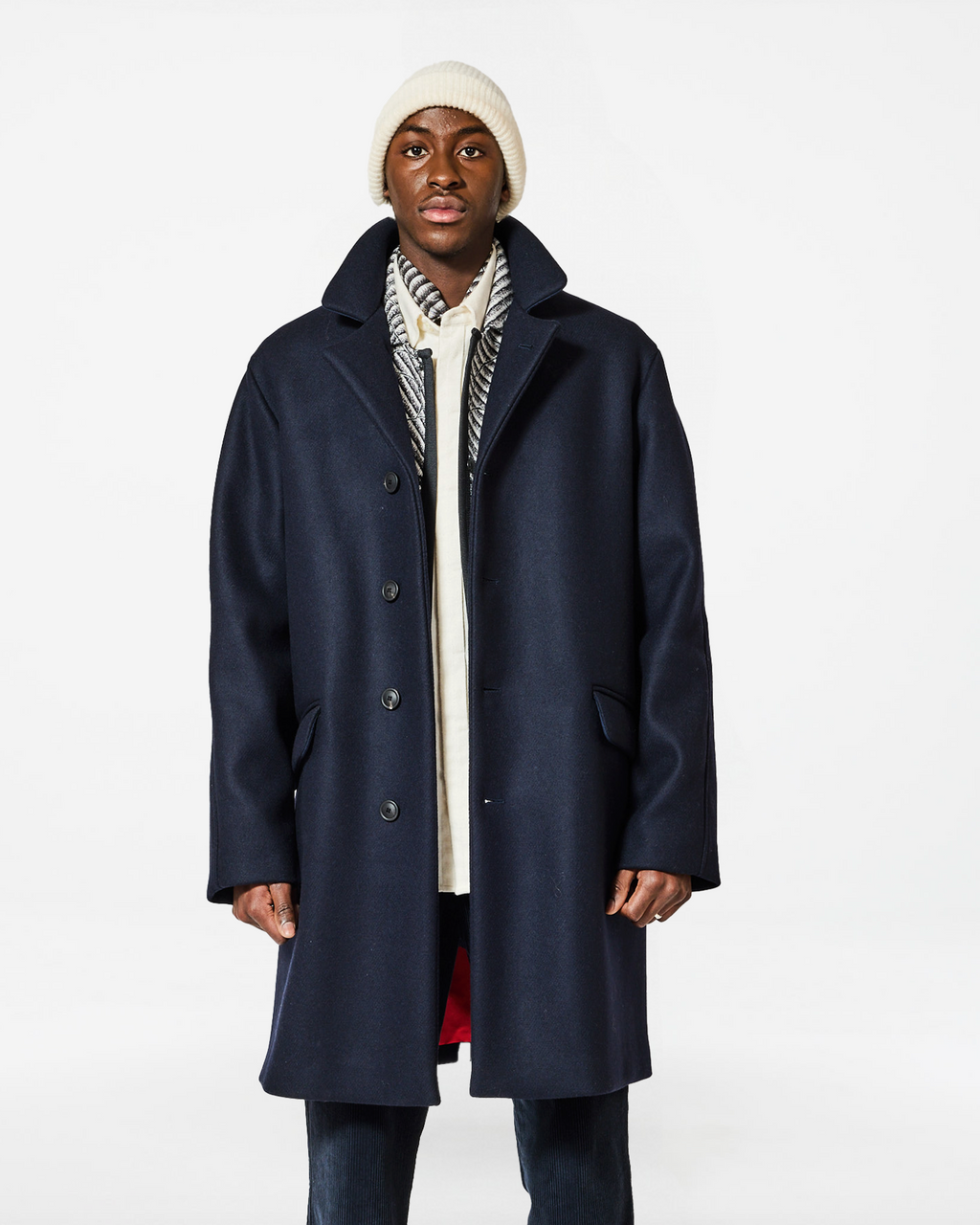 STEVE MALMOE COAT NAVY