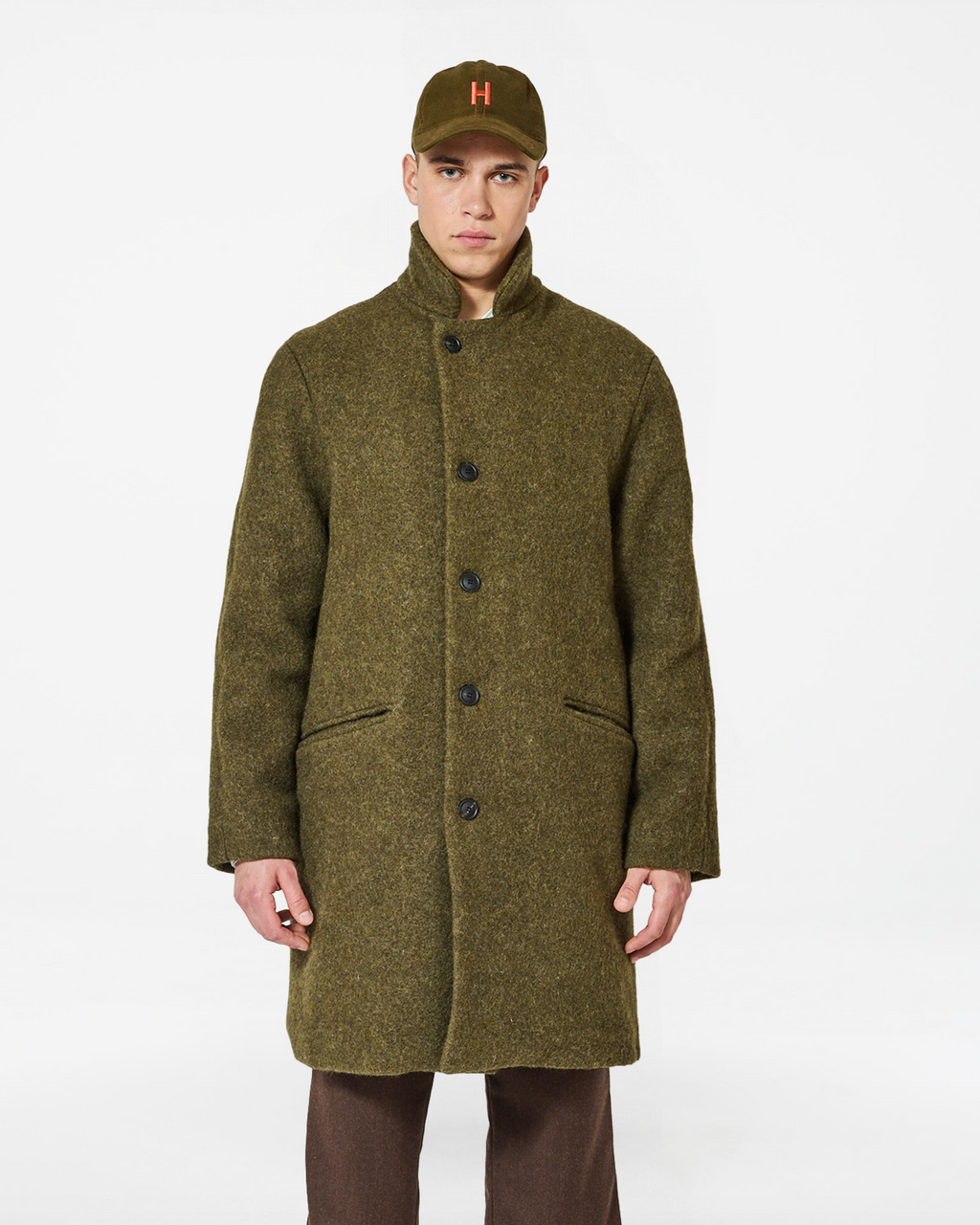 STEVE SHEEP COAT GREENERY