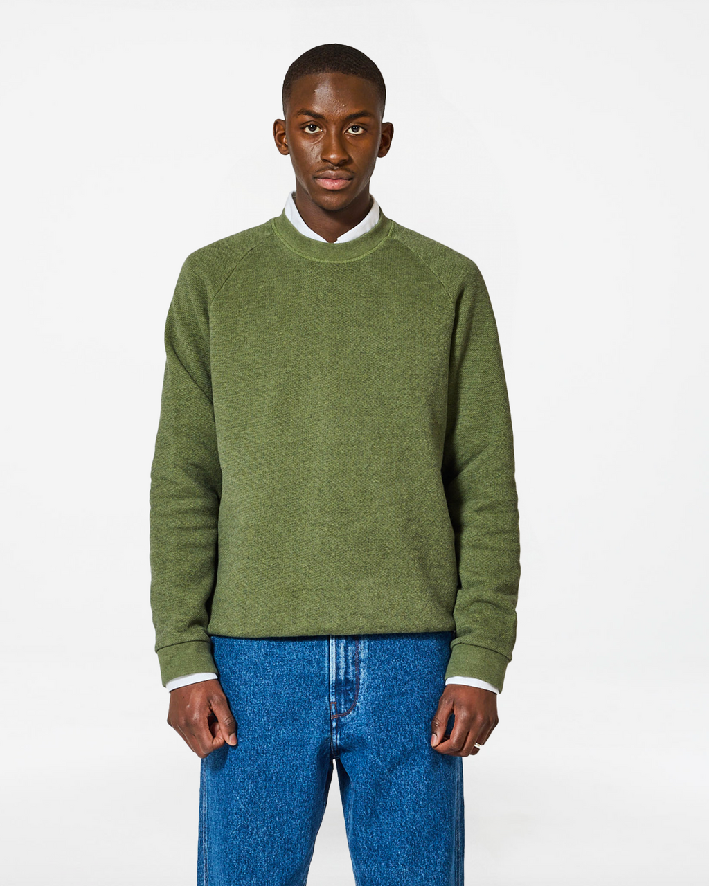 TERRY ROSEMARY GREEN SWEATSHIRT